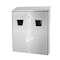 Alpine Industries Outdoor Wall-Mounted Cigarette Butt Disposal Receptacle with Removable Ashtray Bin, Stainless Steel ALP490-01-SS-MK - alternate 1